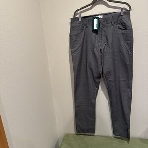 NWT Hickey Freeman Mens Straight Leg‎ Commuter Pants Gray Sz 33x32
